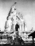 Ava was capital of Burma from 1364 to 1841 and was founded by King Thadominbya on an artificial island at the confluence of the Irrawaddy and the Myitnge created by digging a canal linking the two rivers. Prior to this, Sagaing had been capital, but after Sagaing fell to the Shan, the court moved across the river to Ava.<br/><br/>

The culture of Pagan was revived and a great age of Burmese literature ensued. The kingdom lacked easily defensible borders, however, and was overrun by the Shan in 1527.<br/><br/>

Following the British conquest of Lower Burma after the Second Anglo-Burmese War (1852–53), Upper Burma was commonly called the Kingdom of Ava or the Court of Ava. During the reign of King Bodawpaya (r.1781–1819), the capital was moved to nearby Amarapura. However, his successor, King Bagyidaw (r.1819–37), moved the court back to Ava in 1823. When a tremendous earthquake caused extensive damage in 1841, Ava was finally abandoned for Amarapura. Little remains of the ancient capital today. 