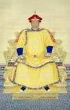 Nurhaci, alternatively Nurhachi (February 21, 1559 – September 30, 1626) was an important Manchu chieftain who rose to prominence in the late 16th century in what is today Northeastern China. Nurhaci was part of the Aisin Gioro clan, and reigned from 1616 to his death in September 1626.
Nurhaci reorganized and united various Manchu tribes, consolidated the Eight Banners military system, and eventually launched an assault on China proper's Ming Dynasty and Korea's Joseon Dynasty. His conquest of China's northeastern Liaoning province laid the groundwork for the conquest of the rest of China by his descendants, who would go on to found the Qing Dynasty in 1644. He is also generally credited with the creation of a written script for the Manchu language.