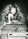 Burma/ Myanmar: A Buddha statue in a temple near Ava, Upper Burma, c.1920s.