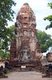 Thailand: Khmer-style prang and Buddha, Wat Phra Mahathat, Ayutthaya Historical Park